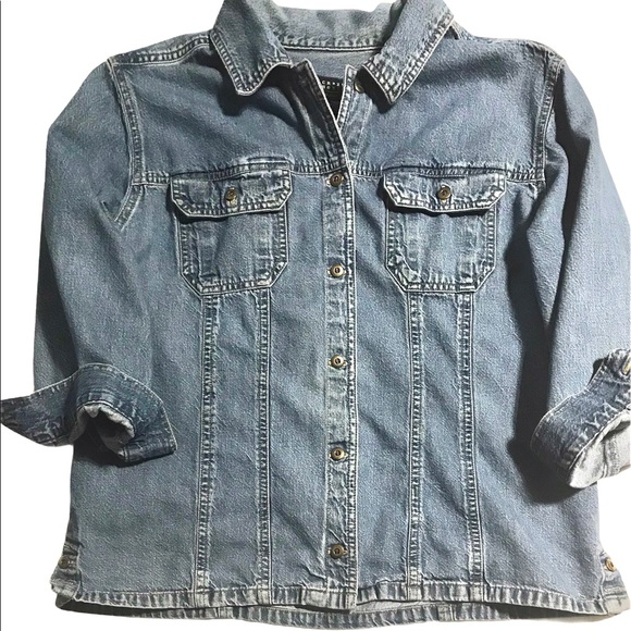 Liz Claiborne Jackets & Blazers - 🇨🇦Vintage Crazy Horse Liz Claiborne Crop Jacket